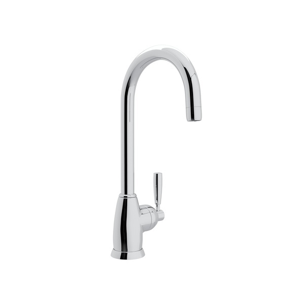 Holborn Single Hole Bar and Food Prep Faucet with C Spout - Polished Chrome with Metal Lever Handle | Model Number: U.4842LS-APC-2-related
