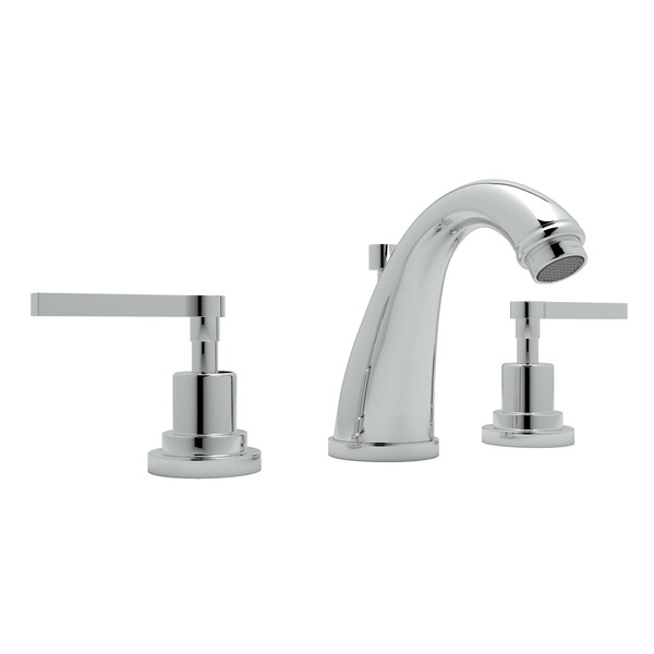 Lombardia C-Spout Widespread Bathroom Faucet - Polished Chrome with Metal Lever Handle | Model Number: A1208LMAPC-2-related
