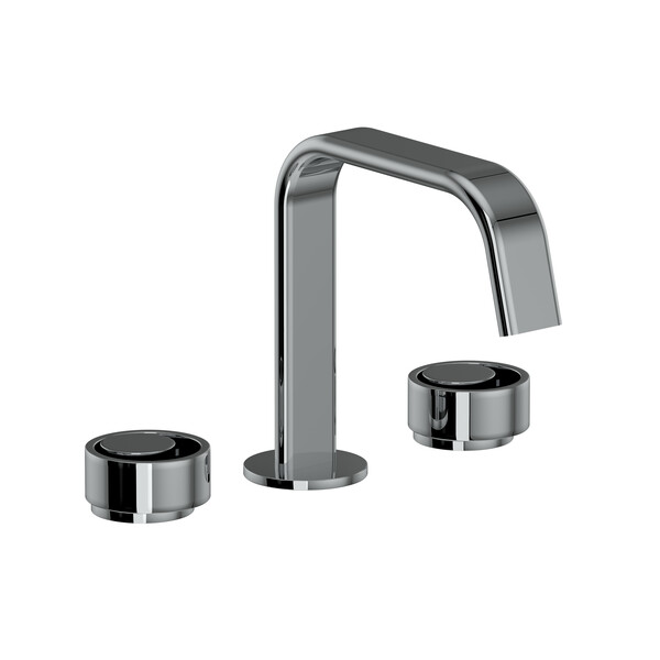 Eclissi Widespread Bathroom Faucet - U-Spout - Polished Chrome with Circular Handle | Model Number: EC09D3IWAPC-related