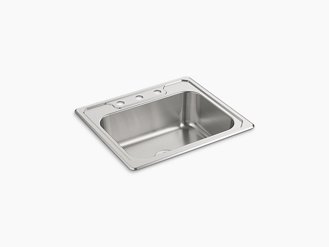 Middleton®Top-Mount Single-Bowl Kitchen Sink, 25" x 22" x 8"-product-view