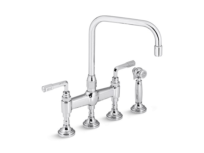 KITCHEN FAUCET WITH SIDESPRAY, LEVER HANDLES FOR TOWN by Kallista-related