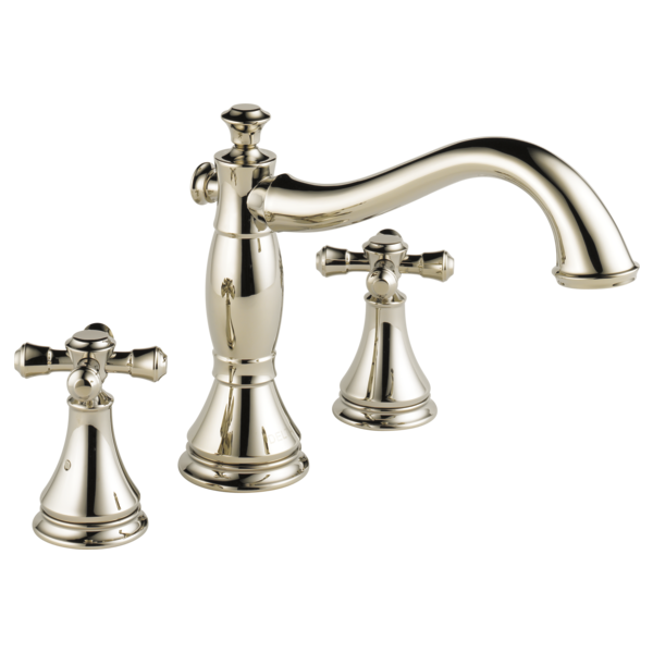Cassidy™ Roman Tub Trim - Less Handles In Polished Nickel MODEL#: T2797-PNLHP--H695PN--R2707-related