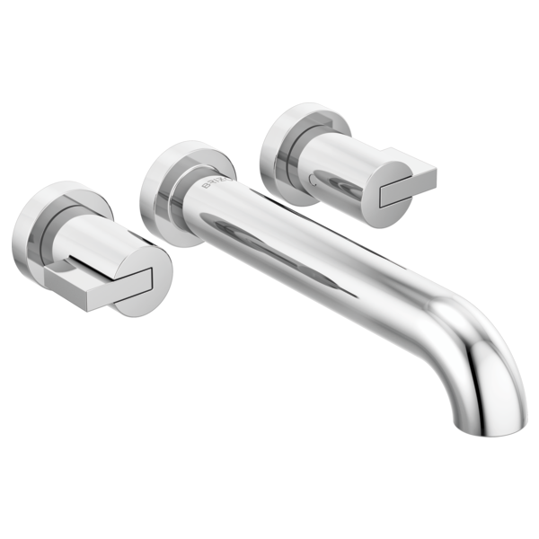 LITZE® Two-Handle Wall Mount Tub Filler - Less Handles-product-view