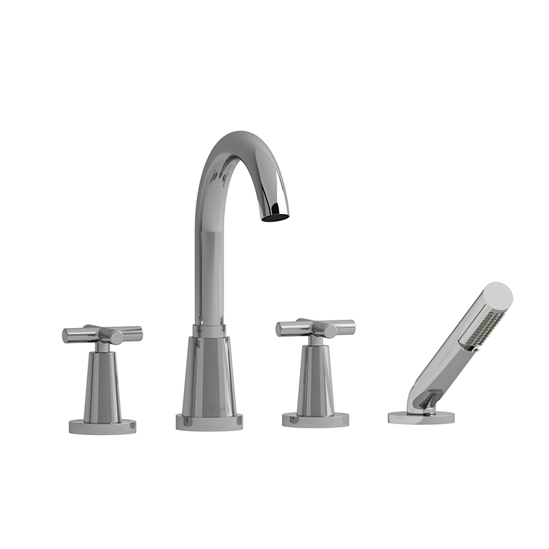 PALLACE - PA12+ 4-PIECE DECK-MOUNT TUB FILLER WITH HAND SHOWER-related