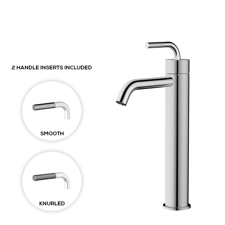 Tall single-hole lavatory faucet-related