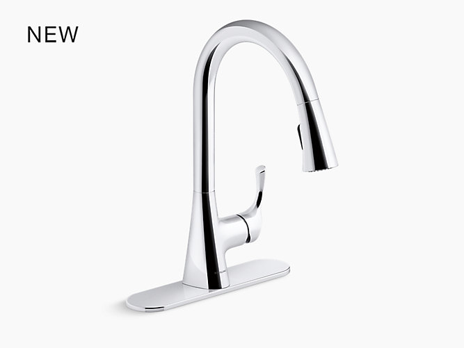 Valton™  Pull-down single-handle kitchen faucet  24276-CP-related