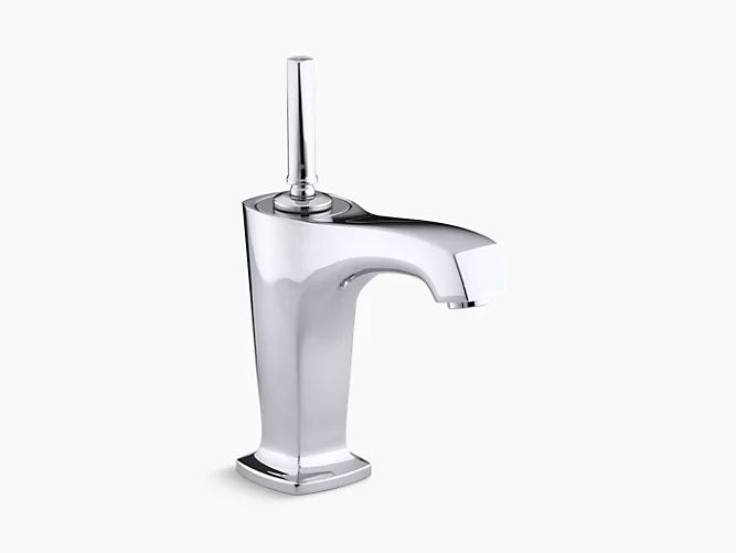 Margaux®Single-hole bathroom sink faucet with 5-3/8" spout and lever handle K-16230-4-CP-product-view
