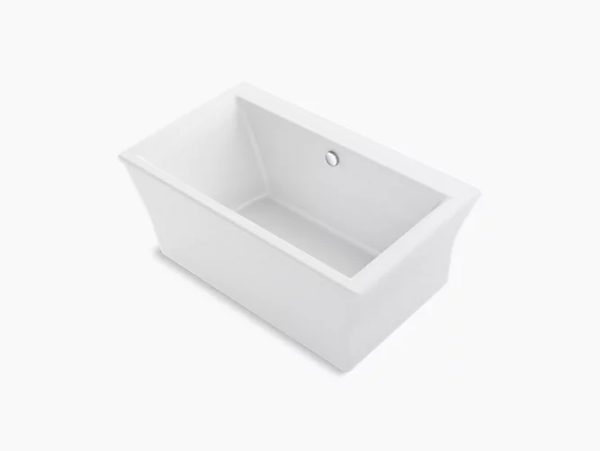 Stargaze®60-3/16" x 34-1/4" freestanding bath with fluted shroud and center drain K-24011-0-related