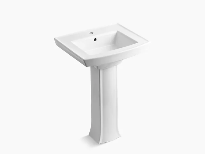 Archer®Pedestal bathroom sink with single faucet hole K-2359-1-0-related