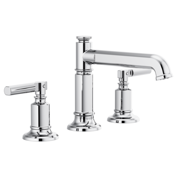 INVARI™ Widespread Lavatory Faucet With Column Spout - Less Handles-related