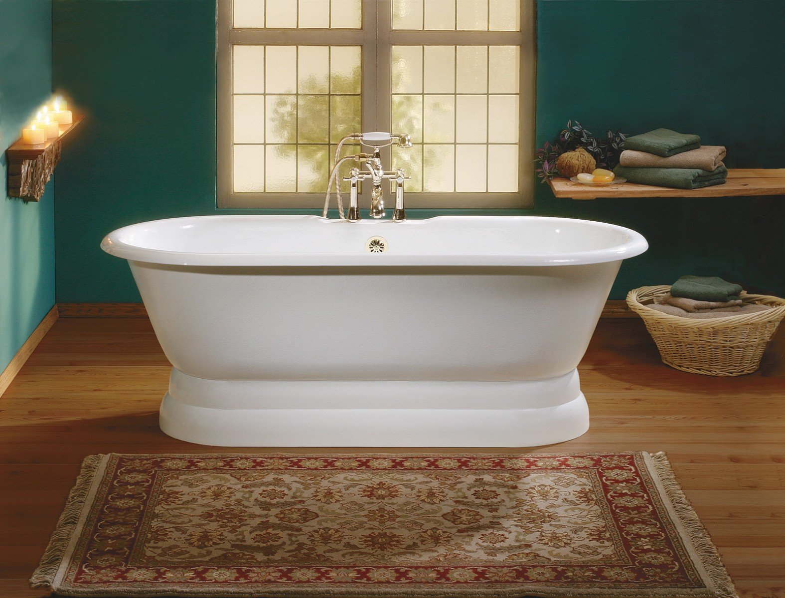 REGAL Cast Iron Bath with Pedestal Base-related