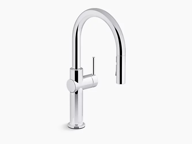 Pull-down single-handle kitchen faucet K-22972-CP-product-img