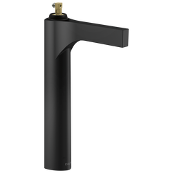Zura® Single Handle Vessel Bathroom Faucet In Matte Black MODEL#: 774-BLLHP-DST-related