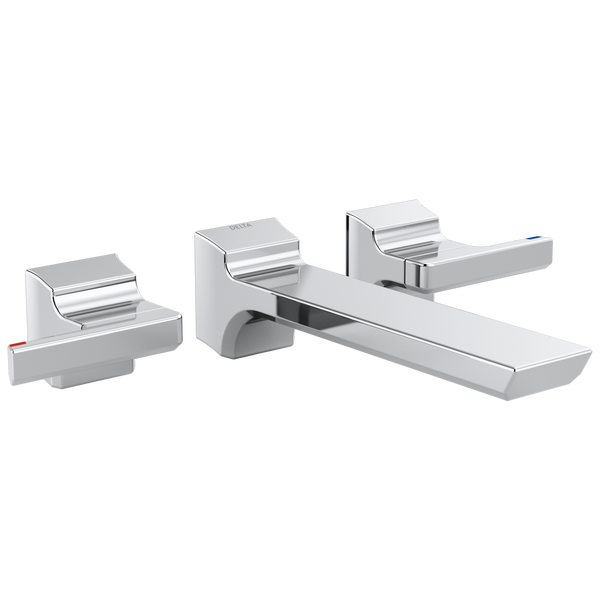 Two-Handle Wall Mount Bathroom Faucet Trim-related