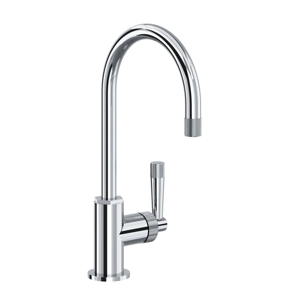 Graceline Bar And Food Prep Kitchen Faucet With C-Spout - Polished Chrome | Model Number: MB7960LMAPC-product-img