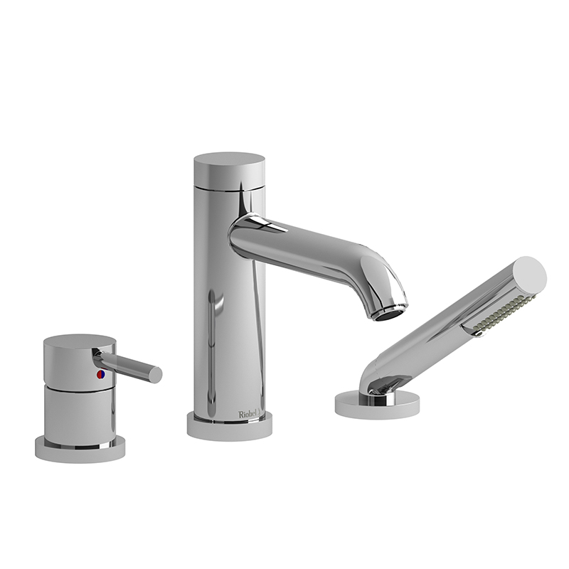 CS - CS10 3-PIECE DECK-MOUNT TUB FILLER WITH HAND SHOWER-related