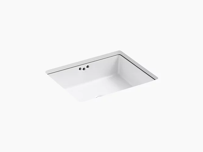 Kathryn®19-3/4" x 15-5/8" x 6-1/4" Undermount bathroom sink with glazed underside K-2330-G-0-related