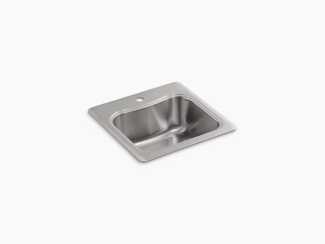 Staccato™20" x 20" x 8-5/16" top-mount single-bowl bar sink with single faucet hole K-3363-1-NA-related
