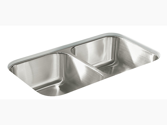 McAllister®32" x 18" x 8-1/16" Undermount double-equal kitchen sink-product-view