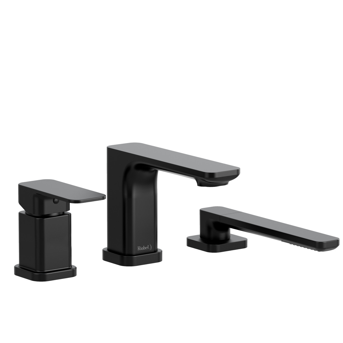 3-piece Type P (pressure balance) deck-mount tub filler with Handshower trim-shop