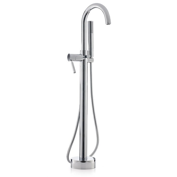 CONTEMPORARY Free Standing Tub Filler with Hand Shower-related