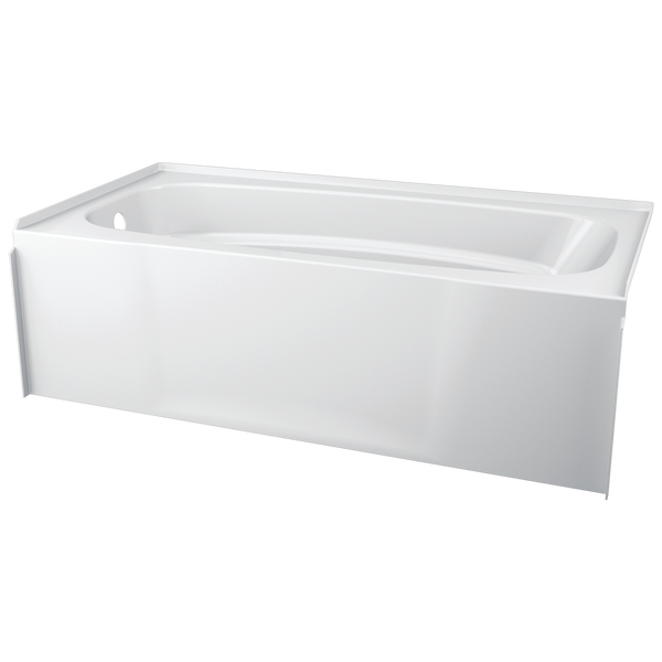 ProCrylic 60 In. X 30 In. Left Hand Tub In White MODEL#: B10513-6030L-WH-product-view