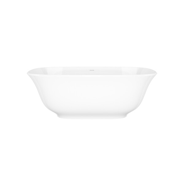 Amiata 60 Inch x 31 Inch Freestanding Soaking Bathtub with No Overflow - Gloss White | Model Number: AMT1-N-SW-NO-related