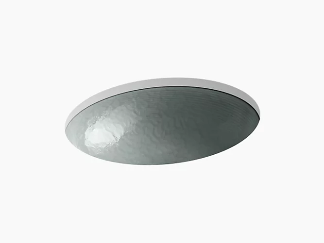 Whist®Glass undermount bathroom sink in Opaque Stone K-2741-G8-B11-related