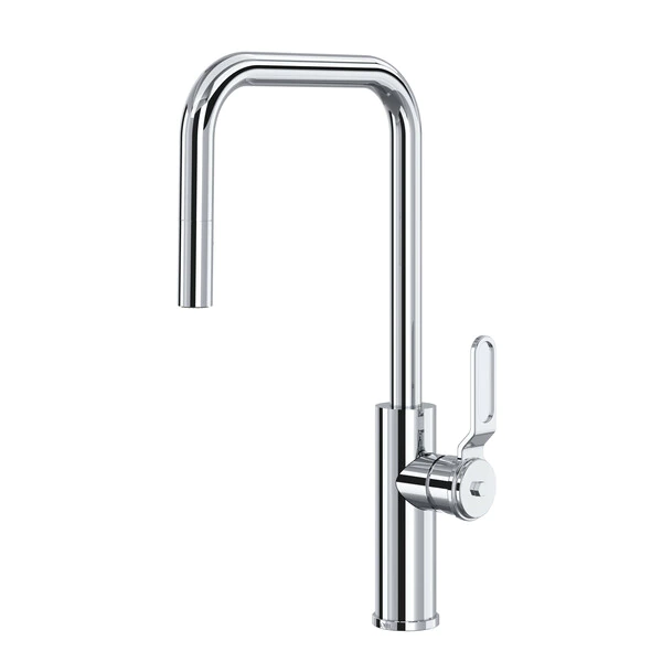 Myrina Pull-Down Kitchen Faucet With U-Spout - Polished Chrome | Model Number: MY56D1LMAPC-related