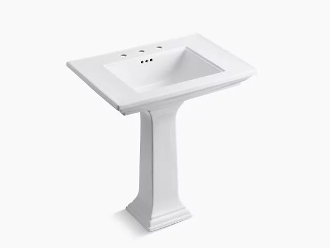 Memoirs® Stately30" Pedestal bathroom sink with widespread faucet holes K-2268-8-0-main