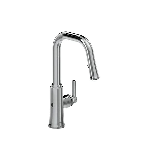 Trattoria Pull-Down Touchless Kitchen Faucet With U-Spout - Chrome | Model Number: TTSQ111C-main