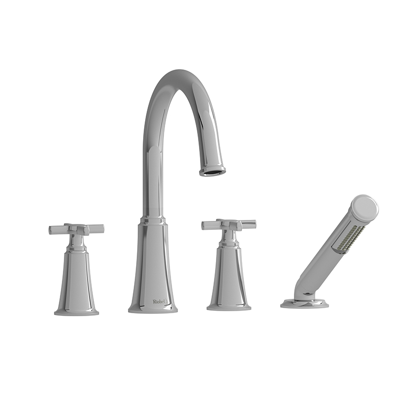 MOMENTI - MMRD12+ 4-PIECE DECK-MOUNT TUB FILLER WITH HAND SHOWER-related