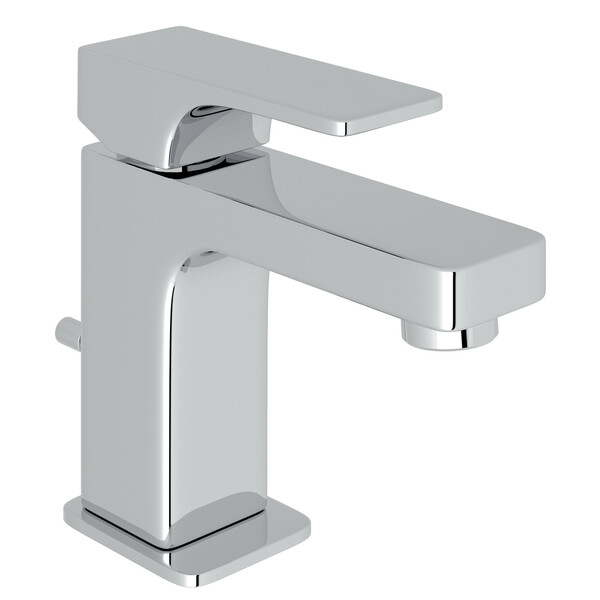 Quartile Single Hole Single Lever Bathroom Faucet - Polished Chrome with Metal Lever Handle | Model Number: CU51L-APC-2-related