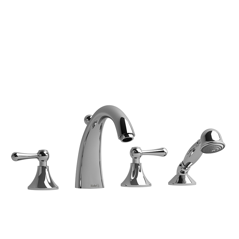 CLASSIC - FI12L 4-PIECE DECK-MOUNT TUB FILLER WITH HAND SHOWER-related
