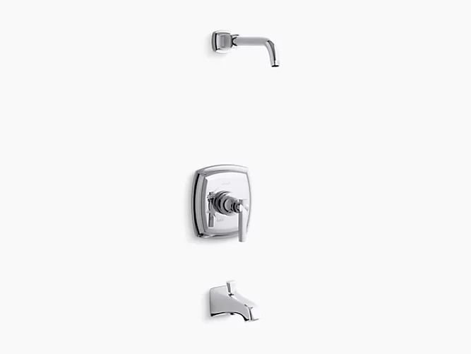 Margaux®Rite-Temp® bath and shower valve trim with lever handle and NPT spout, less showerhead K-TLS16225-4-CP-related