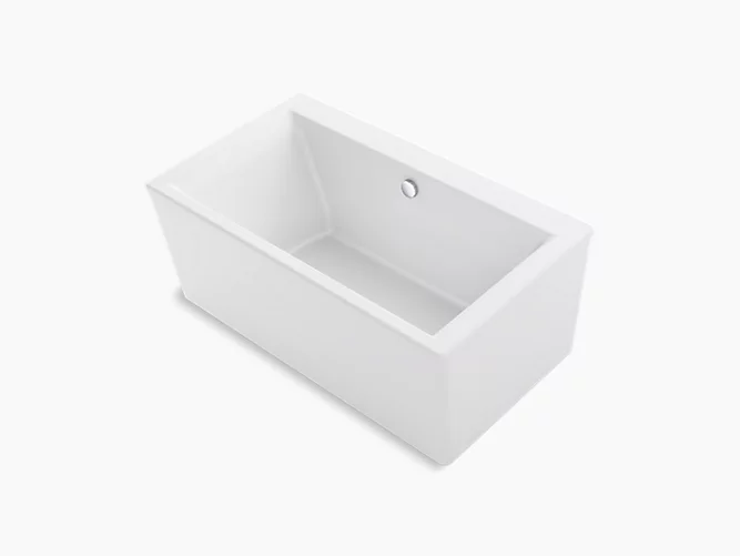Stargaze®60" x 34" freestanding bath with straight shroud and center drain K-24010-0-related