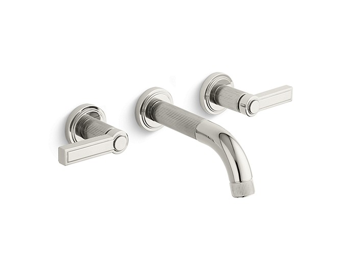 WALL-MOUNT SINK FAUCET, LEVER HANDLES VIR STIL® by Laura Kirar P24200-LV-AD-related