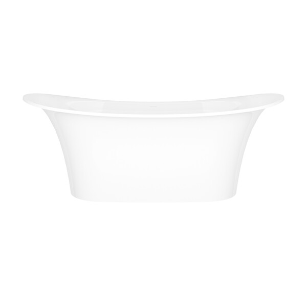 Toulouse 71-1/8 Inch X 31-1/2 Inch Freestanding Soaking Bathtub in Volcanic Limestone-related