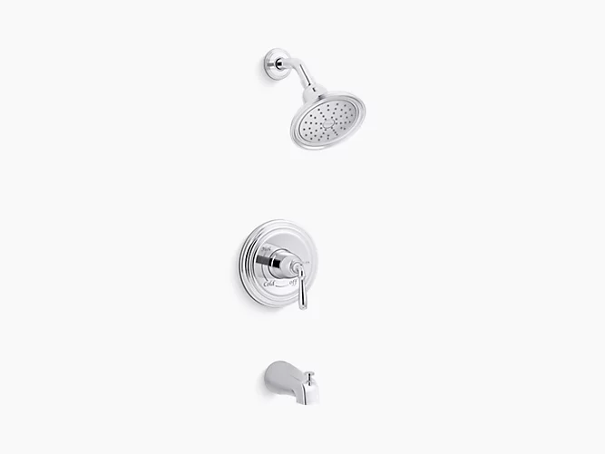 Devonshire®Rite-Temp® bath and shower trim with slip-fit spout and 1.75 gpm showerhead K-TS395-4SG-CP-related