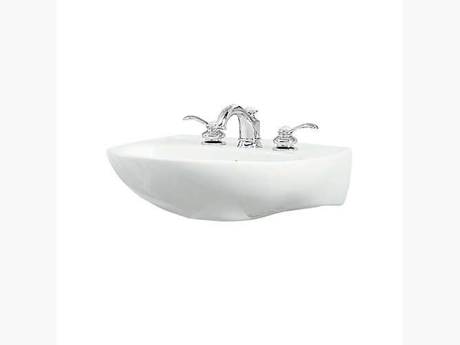 Pedestal-Top/Wall-Mount Bathroom Sink-product-view